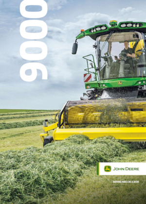 Maszyny do zbioru pasz z napędem 4WD John Deere 9500