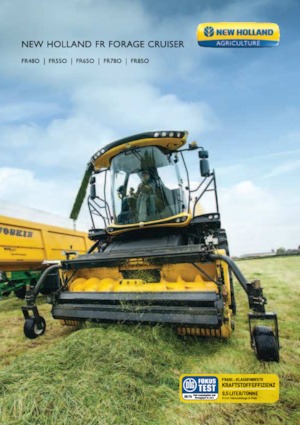 Maszyny do zbioru pasz z napędem 4WD New Holland FR 550