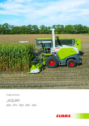 Maszyny do zbioru pasz z napędem 4WD Claas Jaguar 860