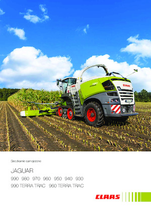 Maszyny do zbioru pasz z napędem 4WD Claas Jaguar 990 Terra Trac