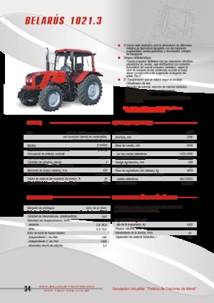 Traktory z napędem 4WD Belarus 1021.3