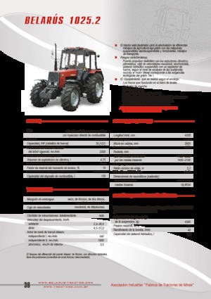 Traktory z napędem 4WD Belarus 1025.2