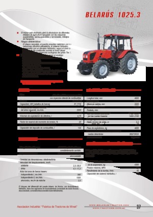 Traktory z napędem 4WD Belarus 1025.3