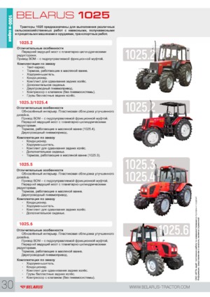 Traktory z napędem 4WD Belarus 1025.3
