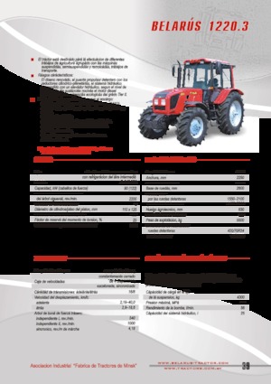Traktory z napędem 4WD Belarus 1220.3