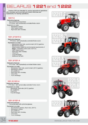 Traktory z napędem 4WD Belarus 1221.4