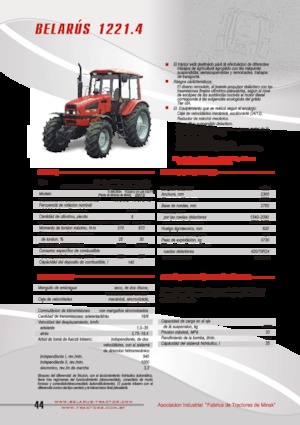 Traktory z napędem 4WD Belarus 1221.4