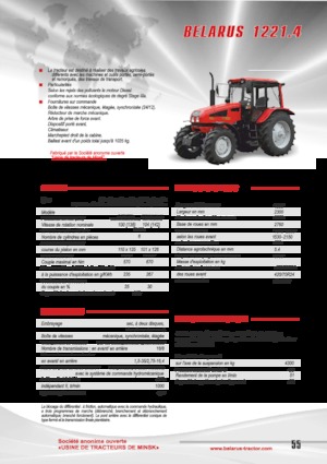 Traktory z napędem 4WD Belarus 1221.4
