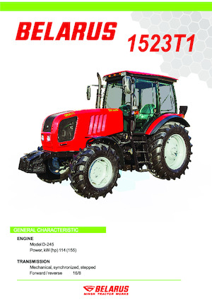 Traktory z napędem 4WD Belarus 1523Т1