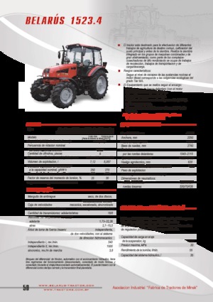 Traktory z napędem 4WD Belarus 1523.4