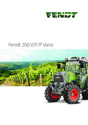 Traktory z napędem 4WD Fendt 210 V Vario
