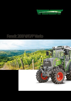Traktory z napędem 4WD Fendt 210 V Vario