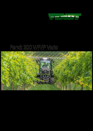 Traktory z napędem 4WD Fendt 210 V Vario Power