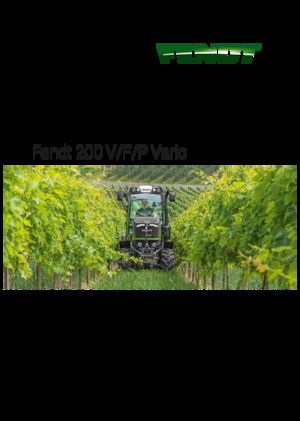 Traktory z napędem 4WD Fendt 210 V Vario Power