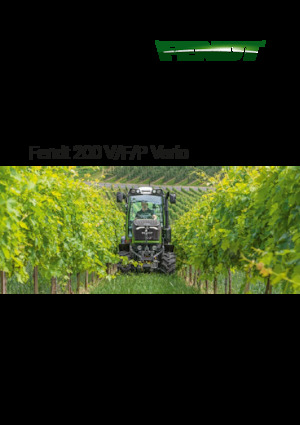 Traktory z napędem 4WD Fendt 210 V Vario Power