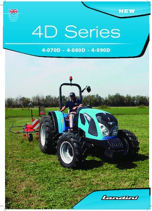 Traktory z napędem 4WD Landini DT 4-090D