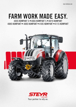 Traktory z napędem 4WD Steyr 4065 Kompakt S Basis