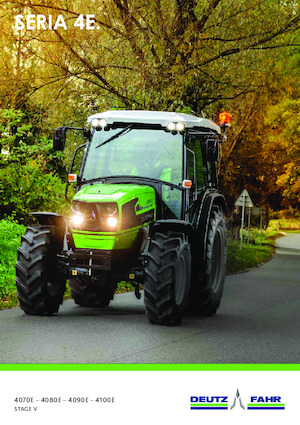 Traktory z napędem 4WD DEUTZ-FAHR 4080 E