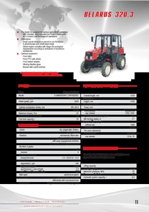 Traktory z napędem 4WD Belarus 422