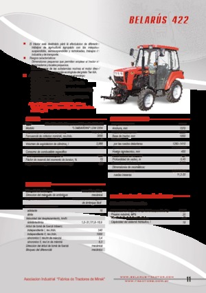 Traktory z napędem 4WD Belarus 422