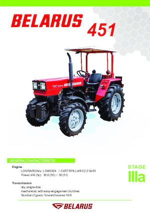 Traktory z napędem 4WD Belarus 451