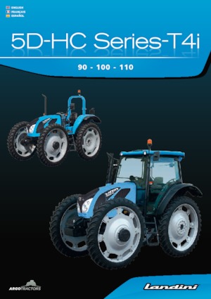 Traktory z napędem 4WD Landini 5-110D-HC