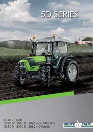 Ciągniki na gąsienicach gumowych DEUTZ-FAHR 5090 D Ecoline