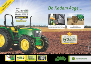 Traktory z napędem 4WD John Deere 5075 TREM-III