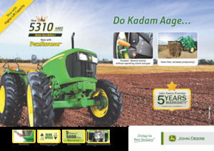 Traktory z napędem 4WD John Deere 5310 TREM-III