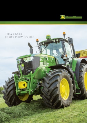 Traktory z napędem 4WD John Deere 6155M