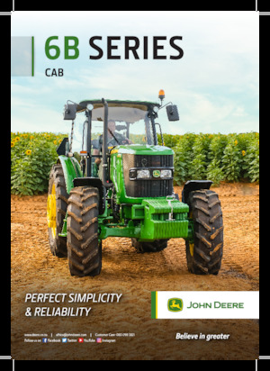 Traktory z napędem 4WD John Deere 6095B