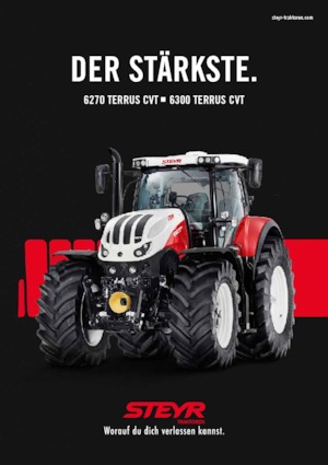 Traktory z napędem 4WD Steyr 6300 Terrus CVT Basis