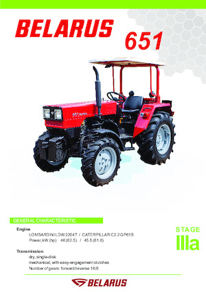 Traktory z napędem 4WD Belarus 651