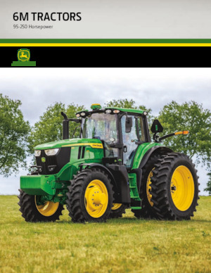 Traktory z napędem 4WD John Deere 6M 155