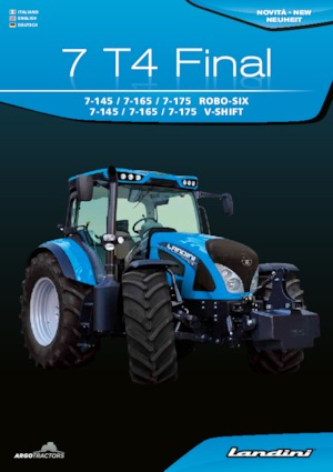 Traktory z napędem 4WD Landini 7-165 Robo-Six