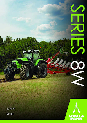 Traktory z napędem 4WD DEUTZ-FAHR 8280W