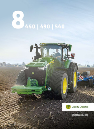 Traktory z napędem 4WD John Deere 8R 540  