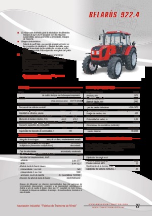 Traktory z napędem 4WD Belarus 922.4