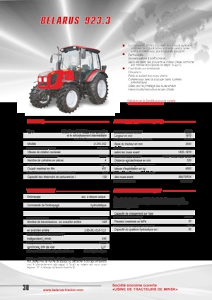 Traktory z napędem 4WD Belarus 923.3