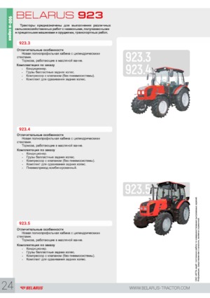 Traktory z napędem 4WD Belarus 923.3