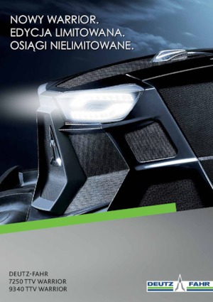 Traktory z napędem 4WD DEUTZ-FAHR 9340 TTV Warrior