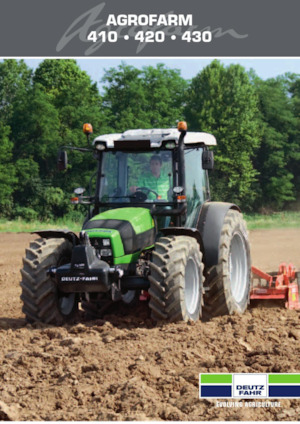 Traktory z napędem 4WD DEUTZ-FAHR Agrofarm 420 TTV