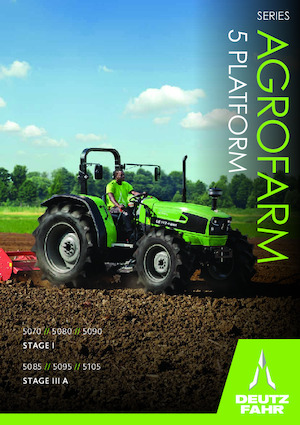 Traktory z napędem 4WD DEUTZ-FAHR Agrofarm 5095