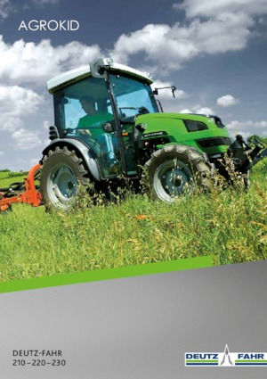 Traktory z napędem 4WD DEUTZ-FAHR Agrokid 220 Basso