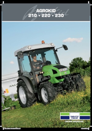 Traktory z napędem 4WD DEUTZ-FAHR Agrokid 230 Basso