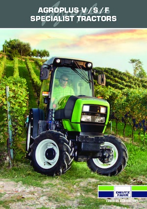Traktory z napędem 4WD DEUTZ-FAHR Agroplus F 410