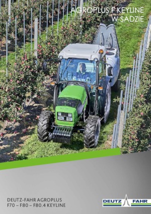 Traktory z napędem 4WD DEUTZ-FAHR Agroplus F 70 Keyline 