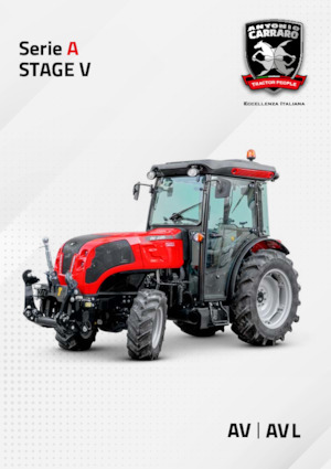 Traktory z napędem 4WD Carraro AV 2.95 L