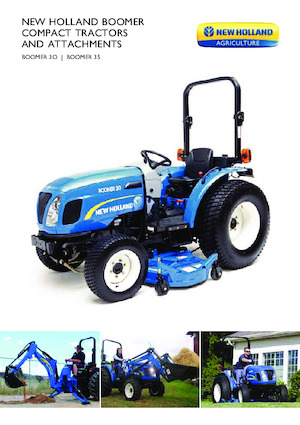 Traktory z napędem 4WD New Holland Boomer 30