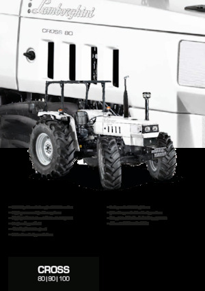 Traktory z napędem 4WD Lamborghini Cross 75